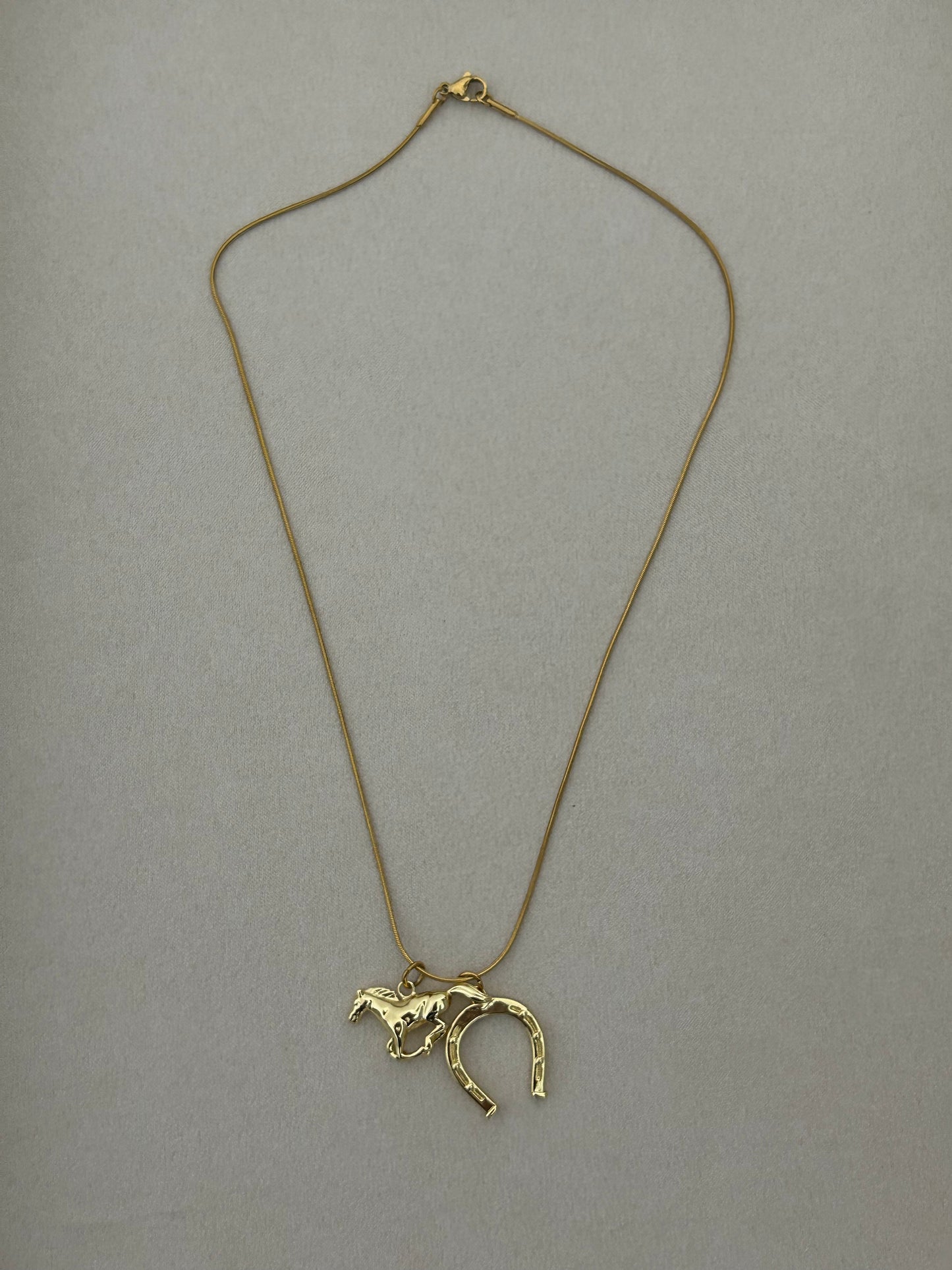 Golden Gallop Necklace