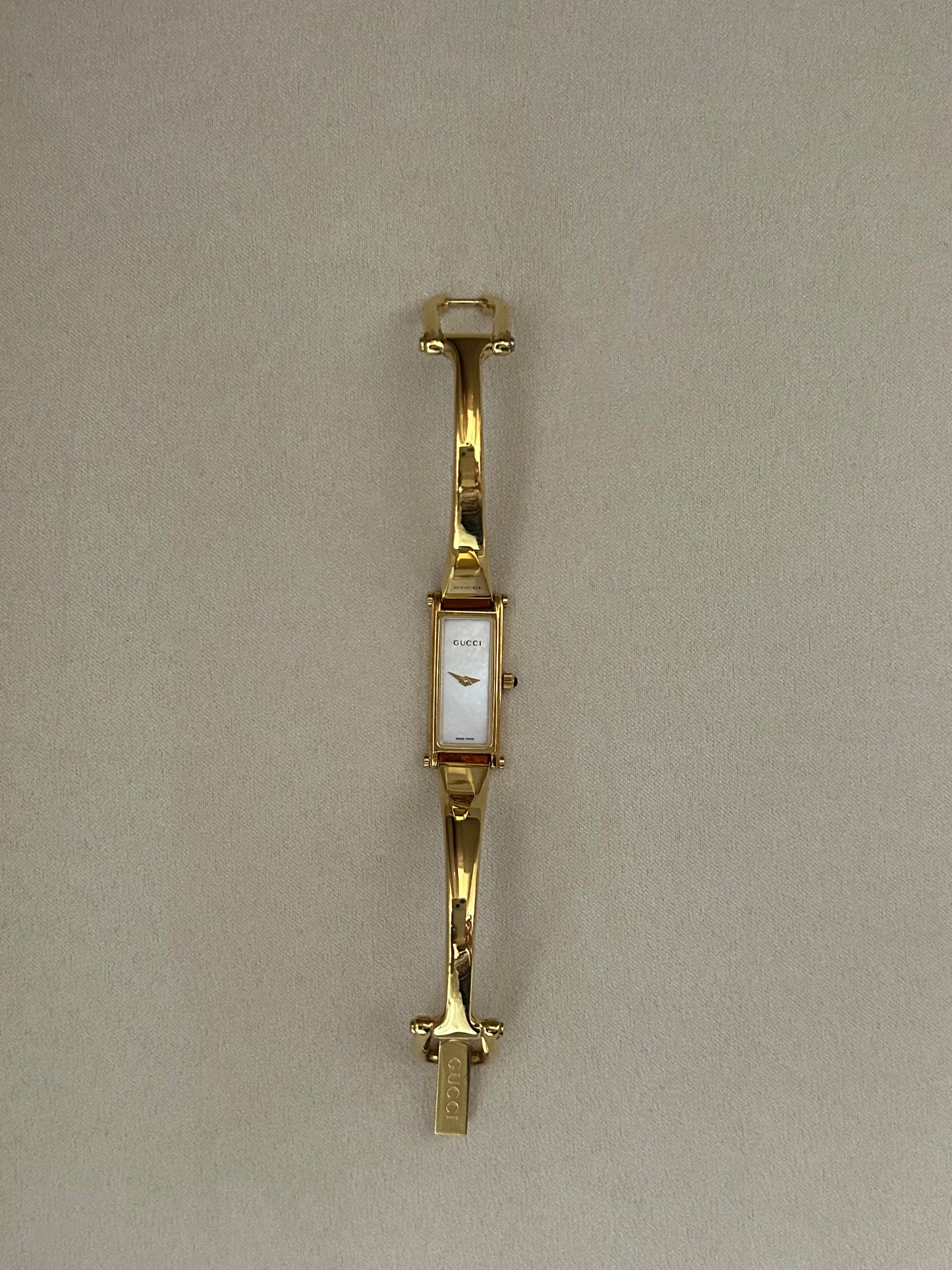 Gucci White Mop Dial 1500L Vintage Watch