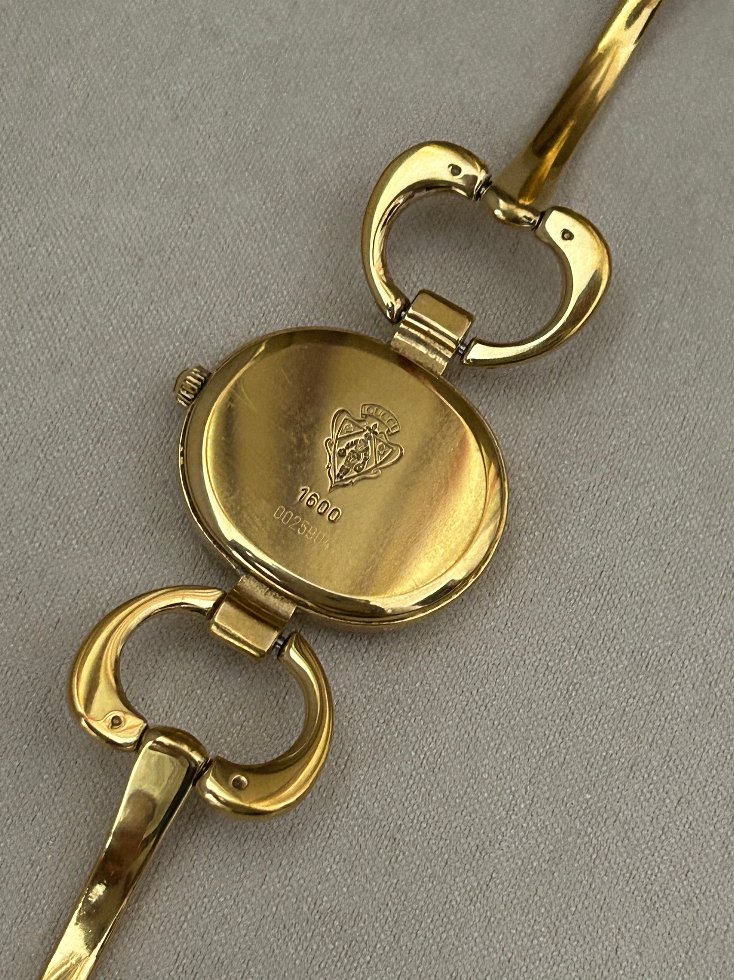 Gucci 1600 Gold Plated Mop Dial Vintage Watch