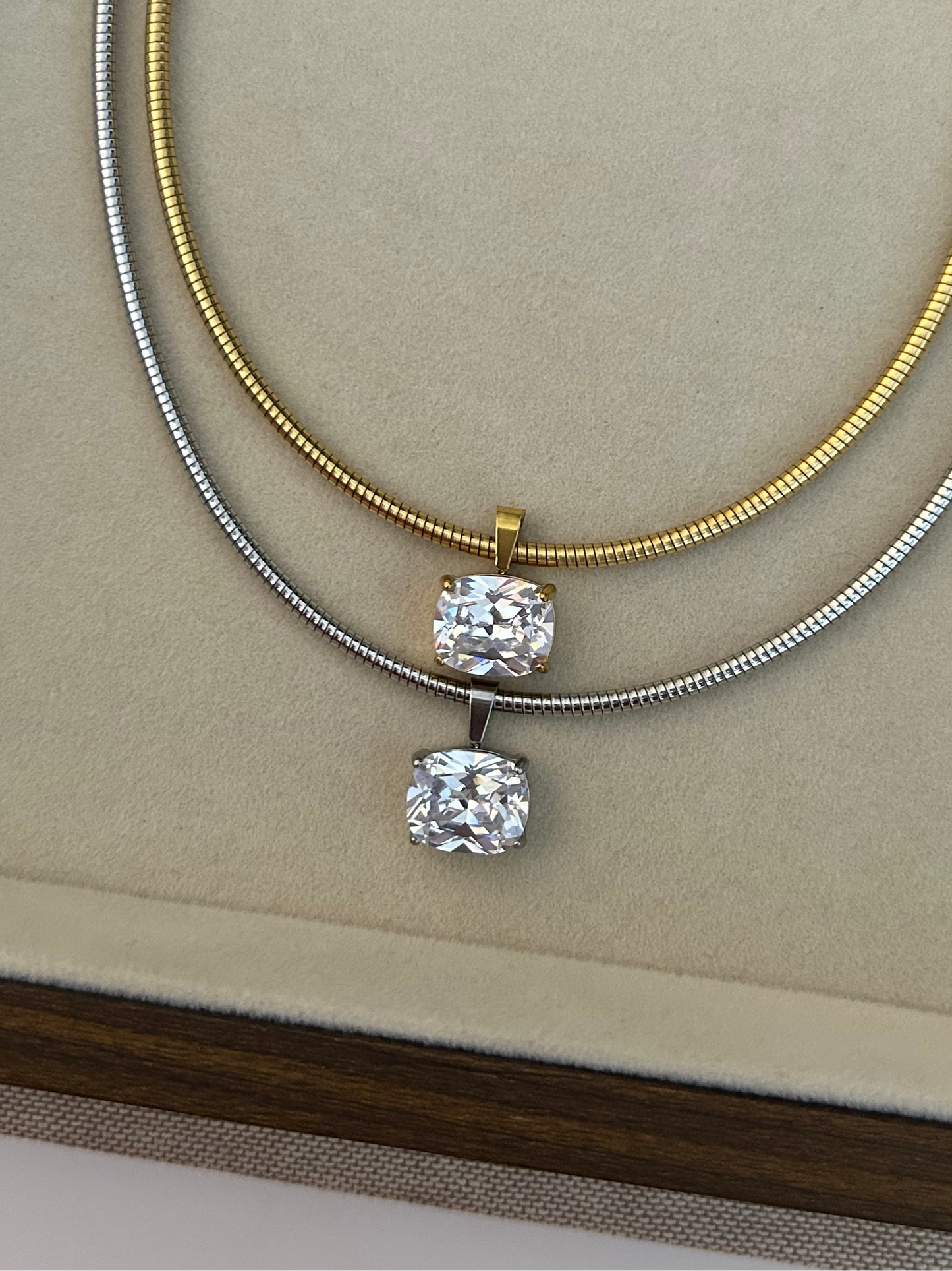 The Margot Solitaire Necklace