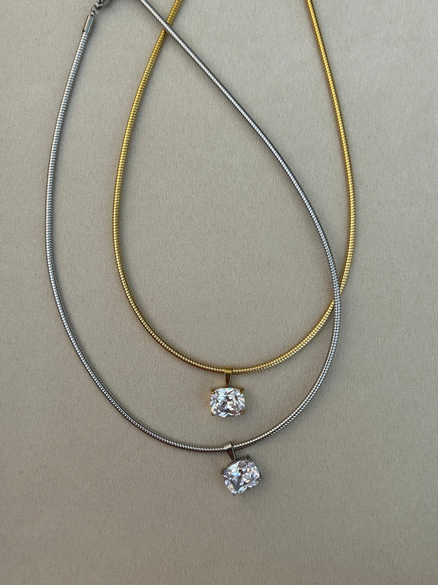 The Margot Solitaire Necklace