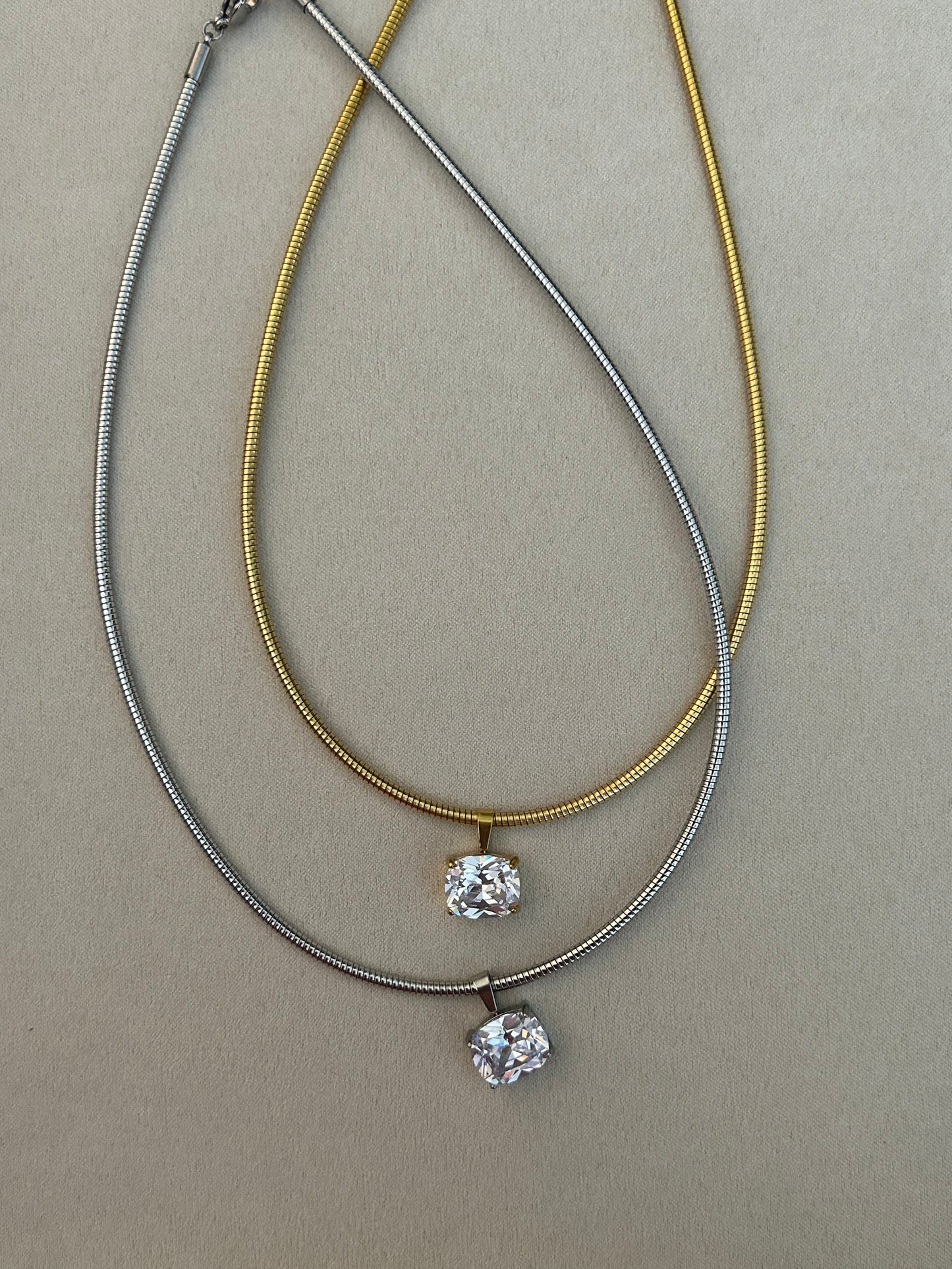The Margot Solitaire Necklace