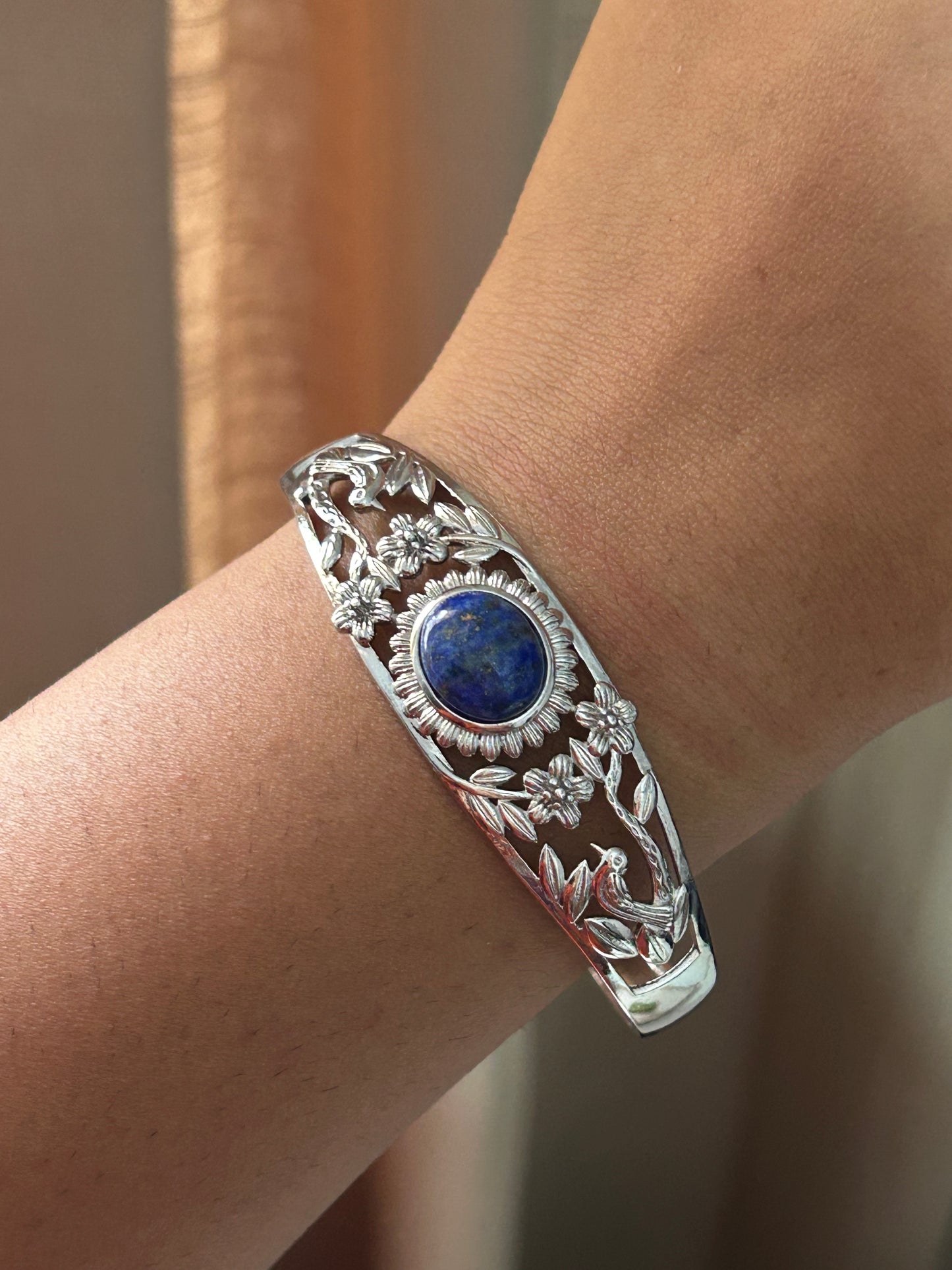 Aviary Lapis Cuff