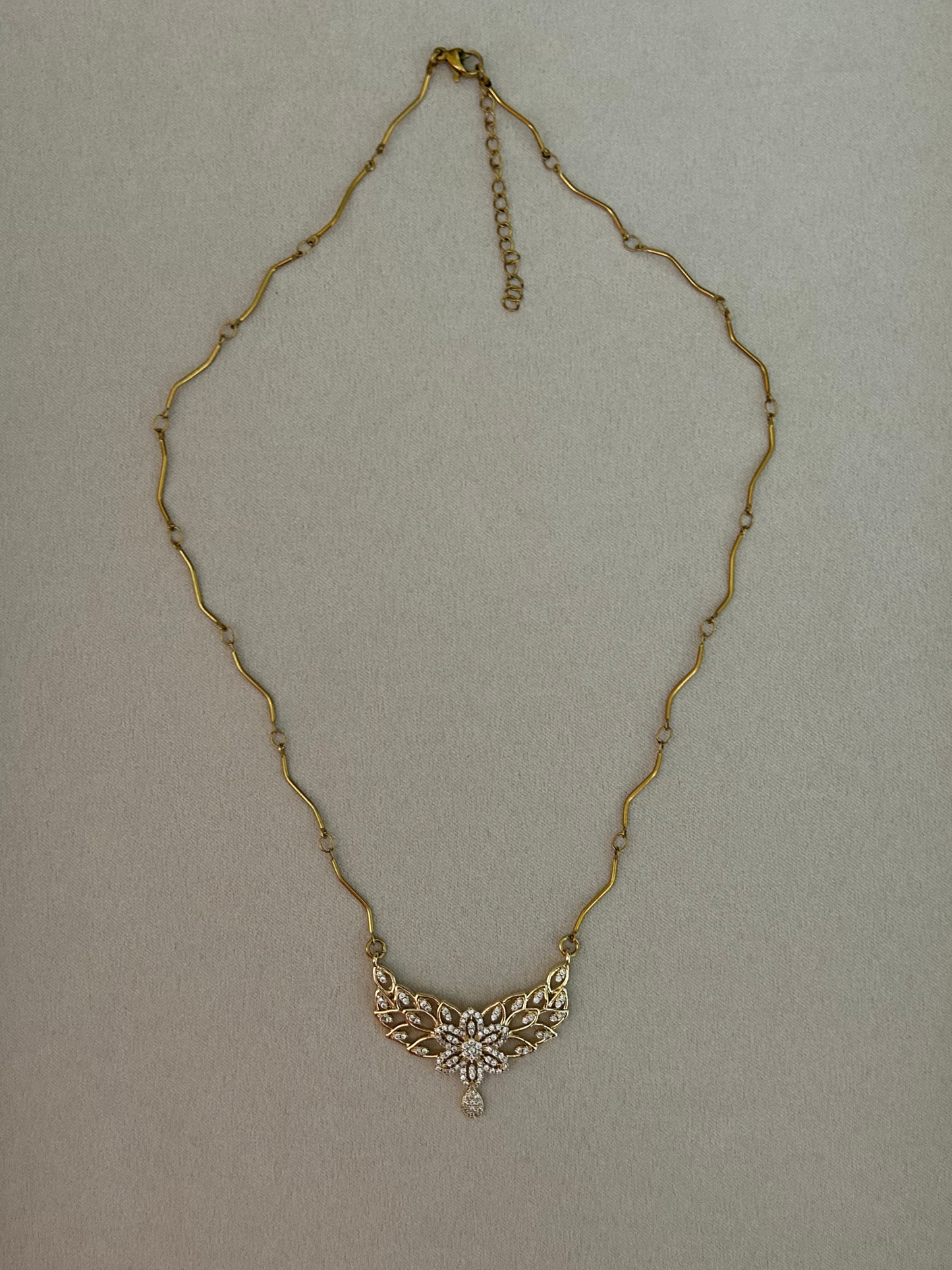 Livia Floral Wing Necklace