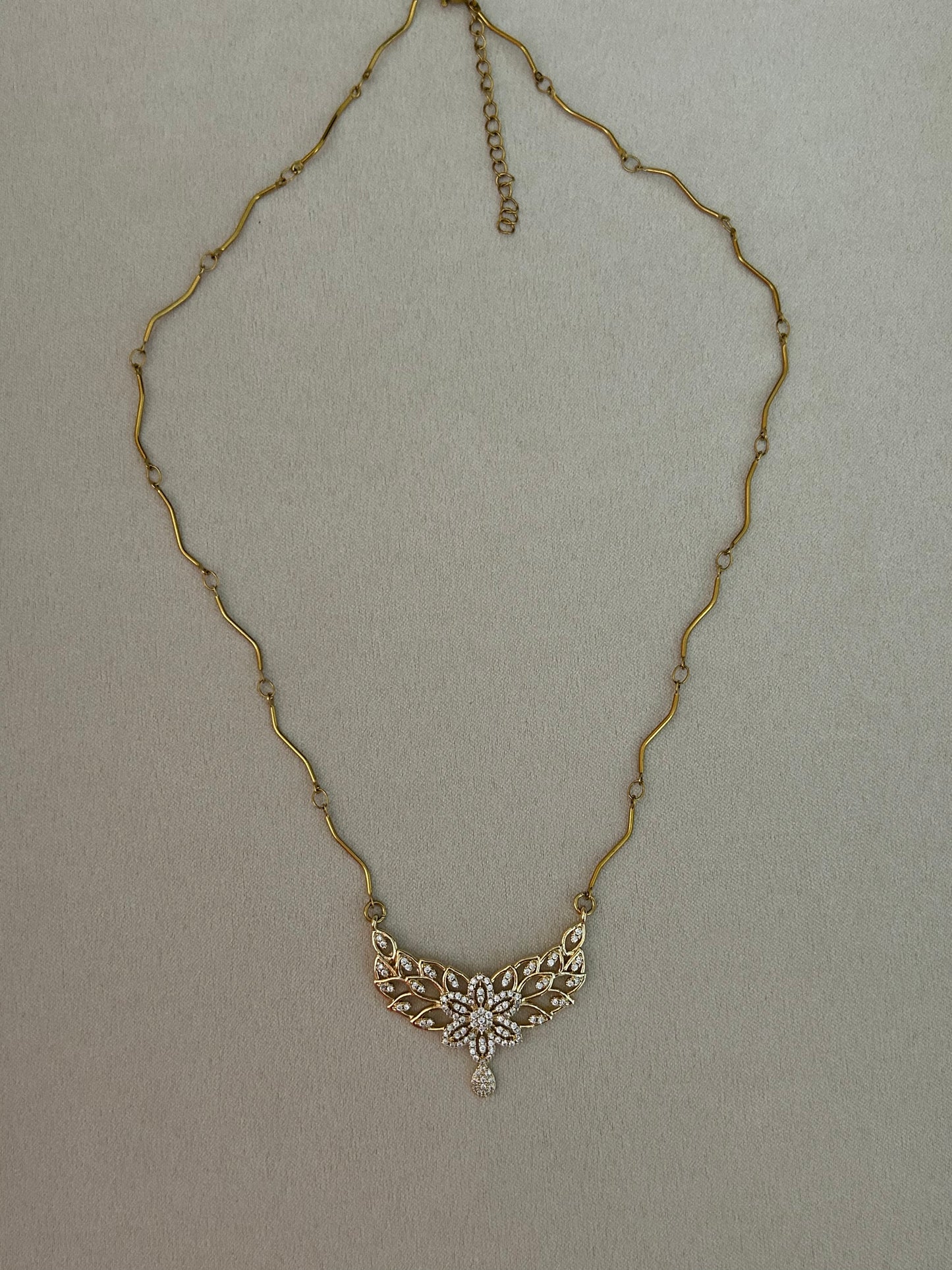 Livia Floral Wing Necklace