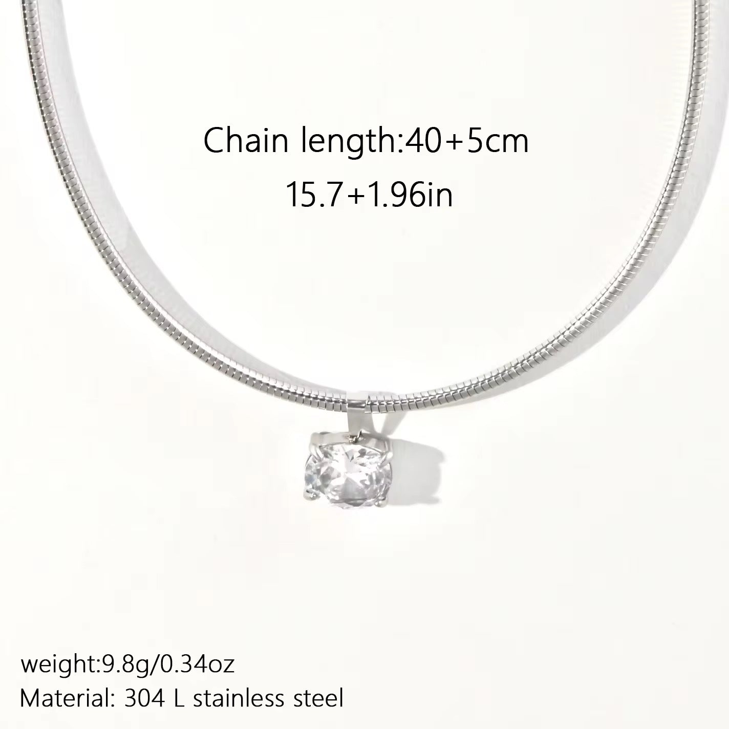 The Margot Solitaire Necklace