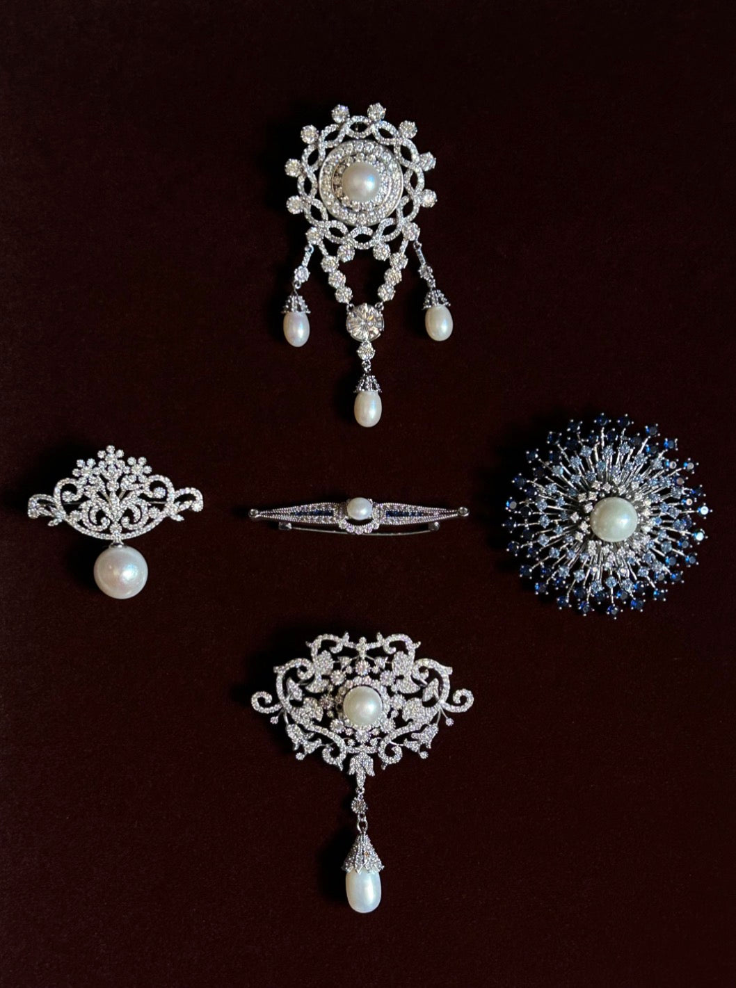 Royal Pearl Archive Brooch