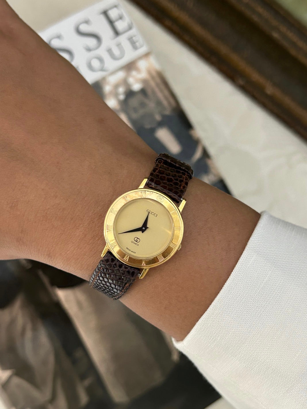 80s Gucci 3001L Ladies Vintage Quartz Watch