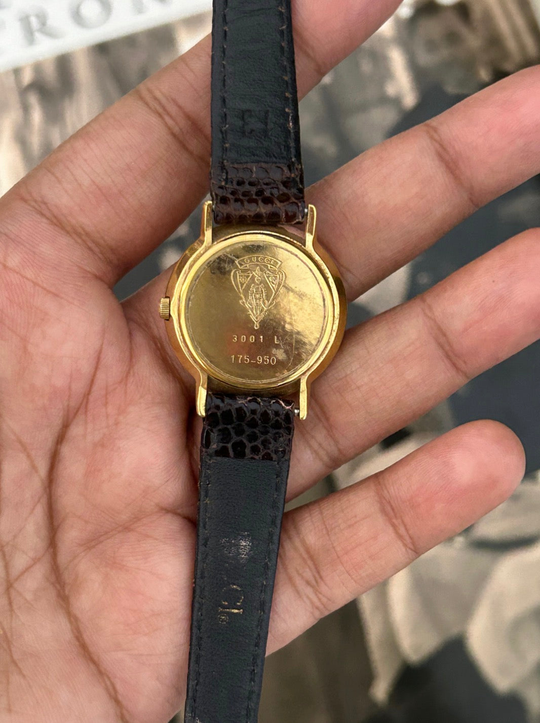 80s Gucci 3001L Ladies Vintage Quartz Watch