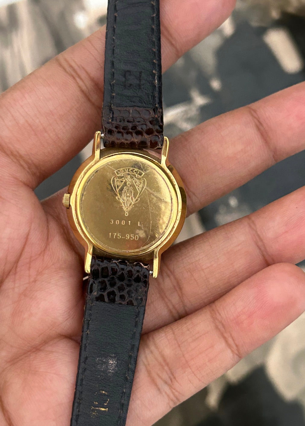 80s Gucci 3001L Ladies Vintage Quartz Watch