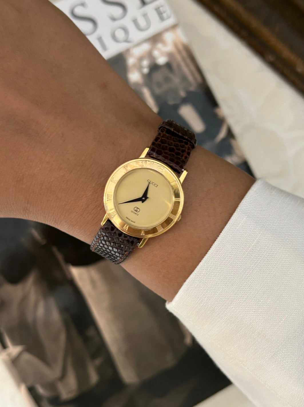 80s Gucci 3001L Ladies Vintage Quartz Watch