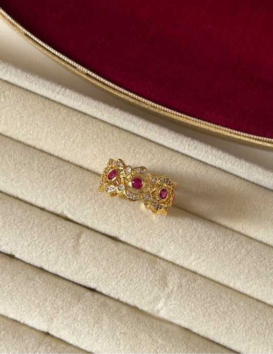 Mirabelle Zirconia Cuff Ring