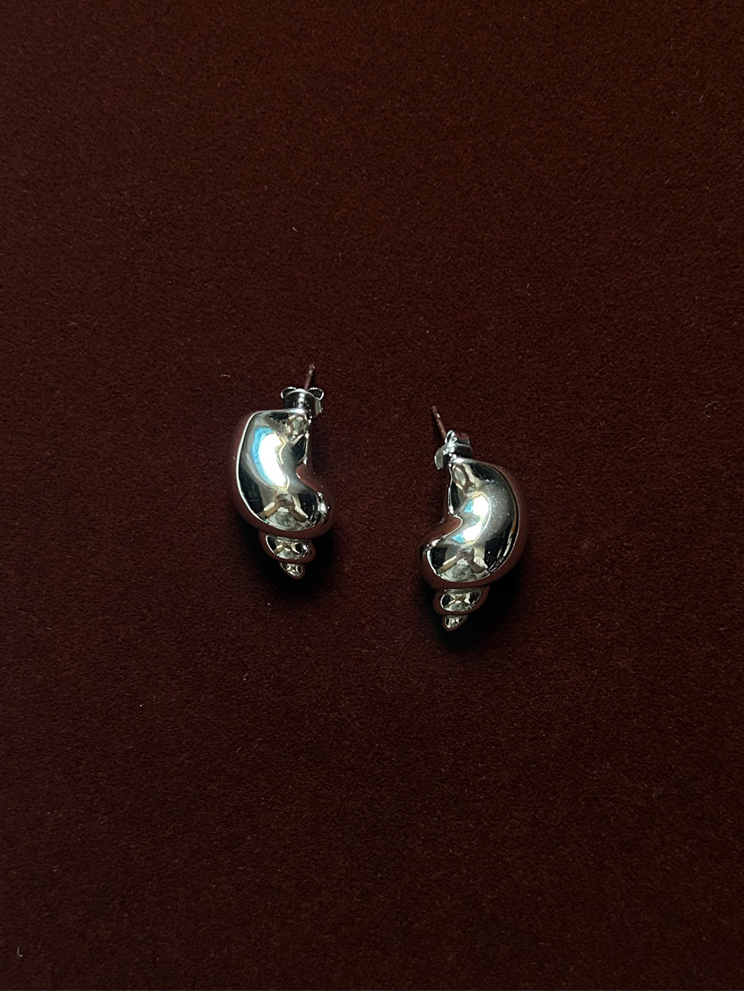 Conch Stainless Steel Stud Earrings