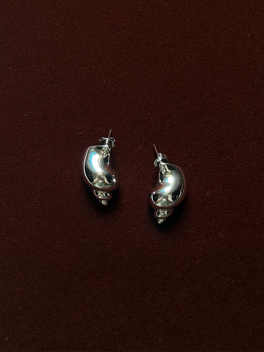 Conch Stainless Steel Stud Earrings