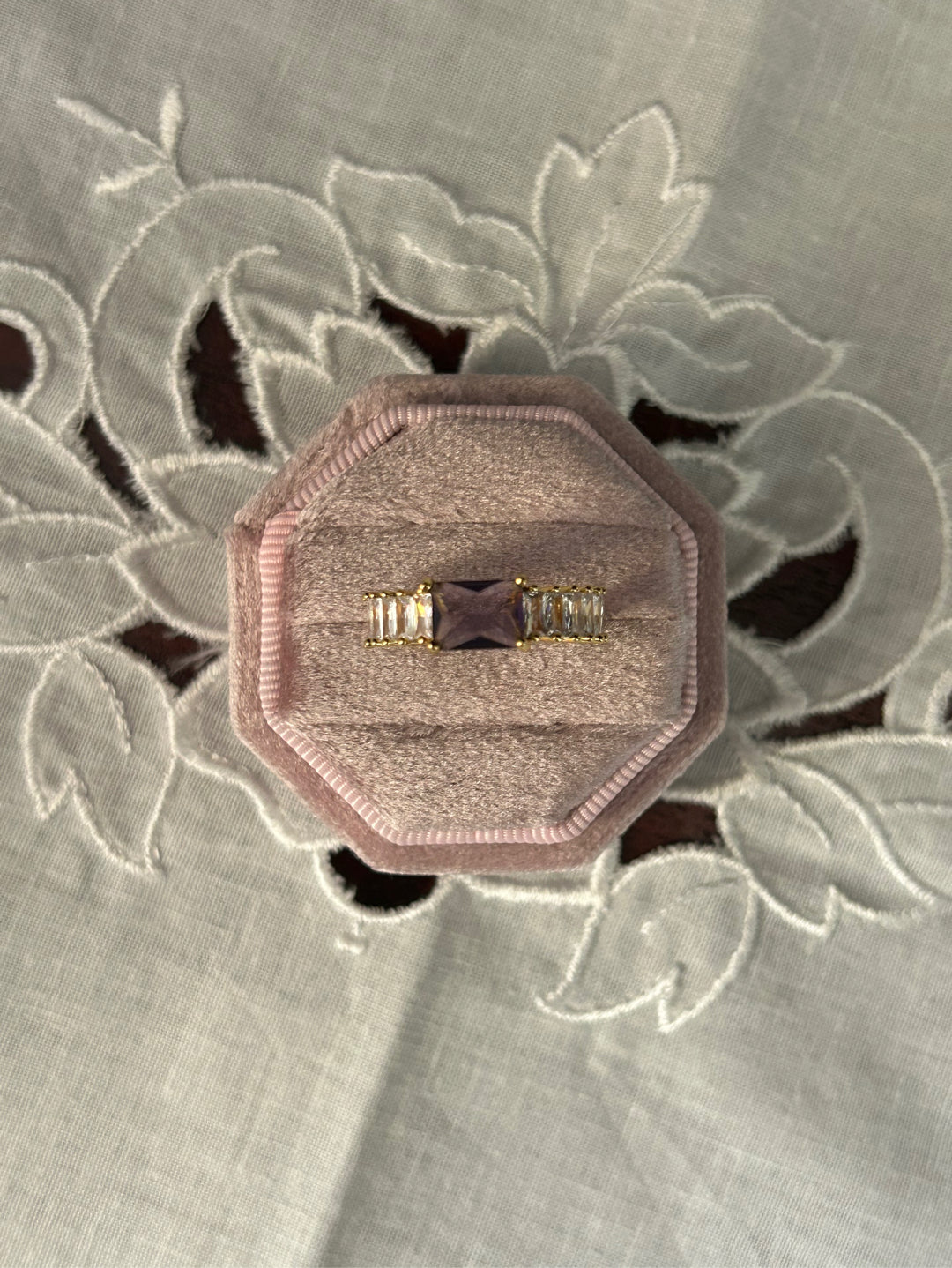 Alisha CZ Cuff Ring