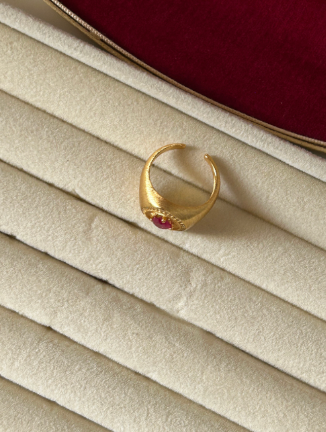Symphony Gem Cuff Ring