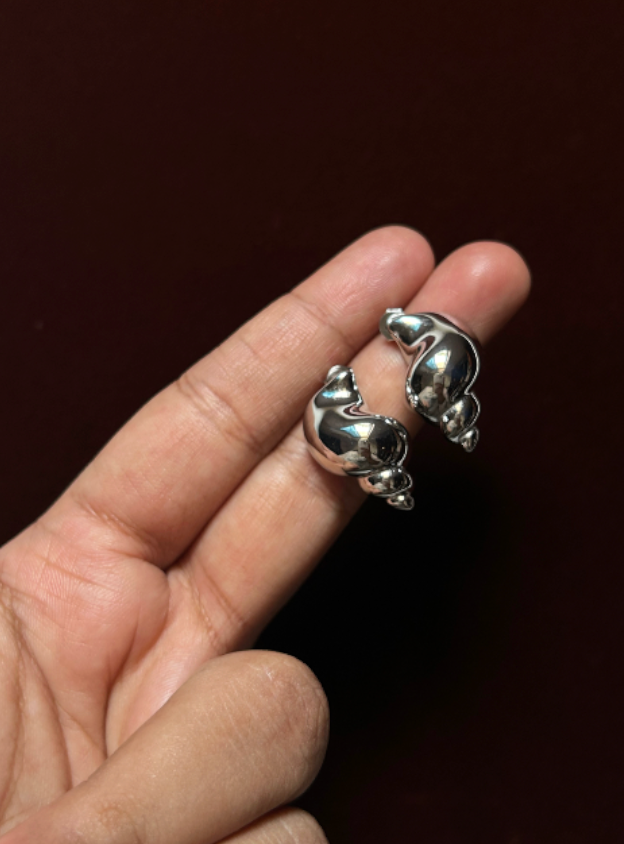 Conch Stainless Steel Stud Earrings