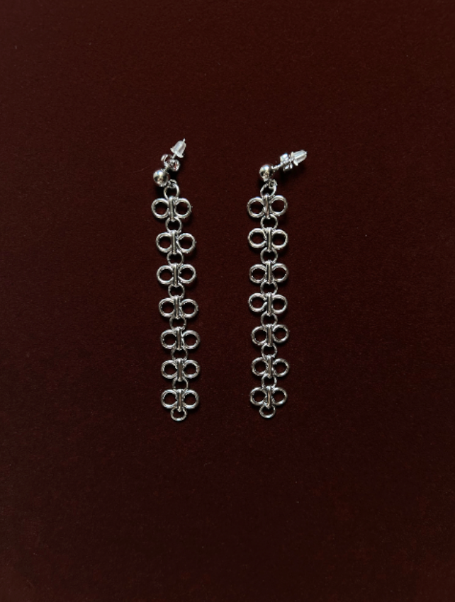 Clover Tassel 304 Stainless Steel Earrings