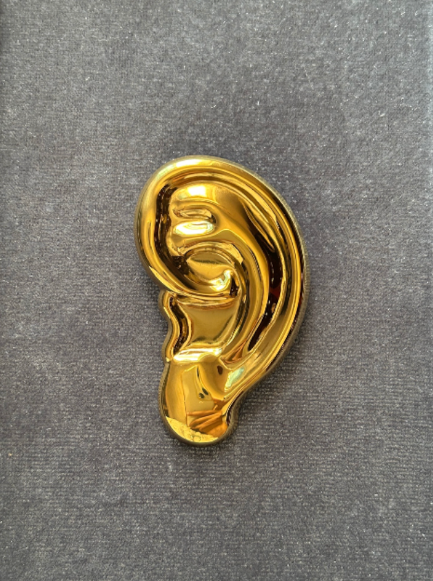 Sculpt Ear Stainless Steel Brooch