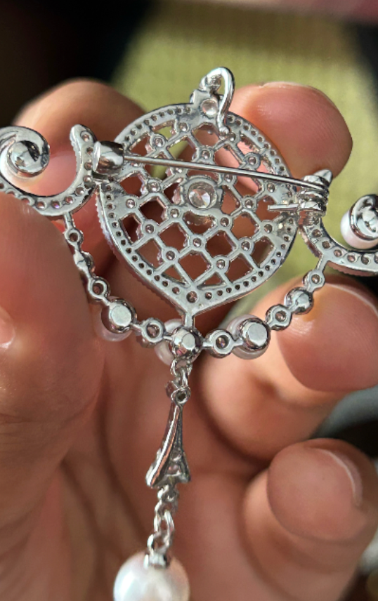 The Satin Rhythm Palace Brooch Cum Pendant