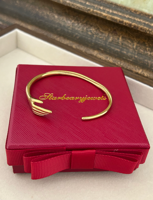 Embrace Gold Plated Stainless Steel Bracelet
