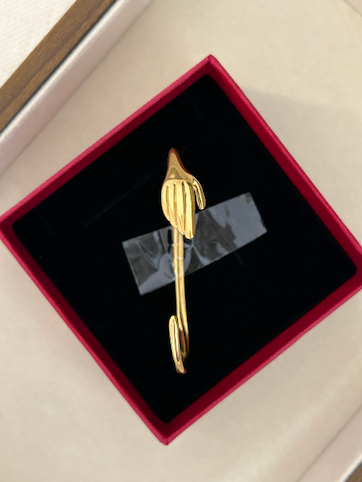 Embrace Gold Plated Stainless Steel Bracelet
