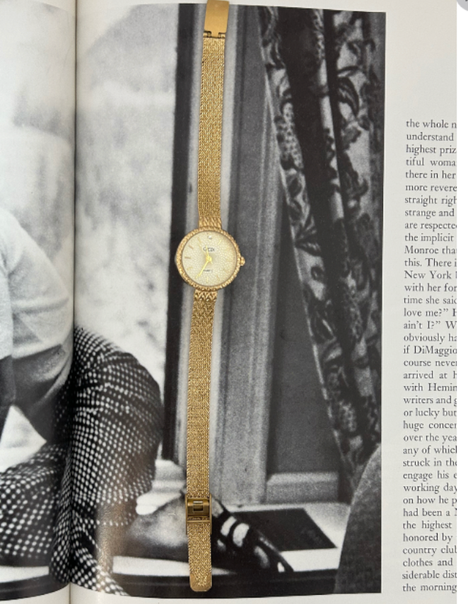 Elise 70s Style Mesh Watch