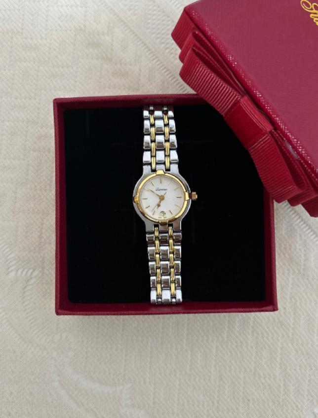 Cressida (Displays Date) Watch - Dual Tone