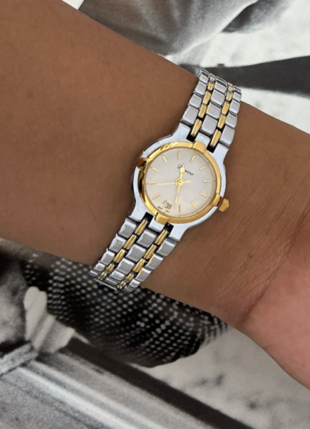Cressida (Displays Date) Watch - Dual Tone