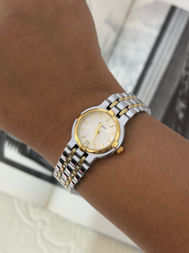 Cressida (Displays Date) Watch - Dual Tone
