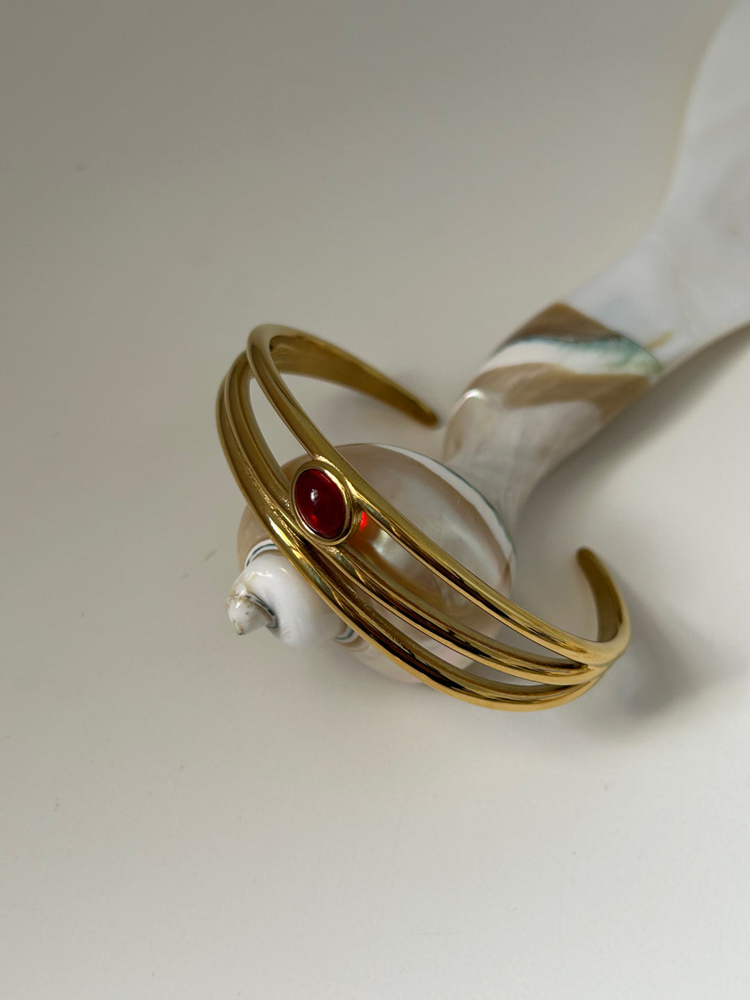 Crimson Heir Cuff Bracelet