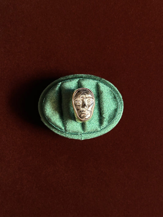 Obscura Face Stainless Steel Ring