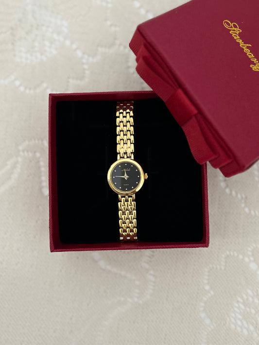 Classic Minuit Noir Gold Watch