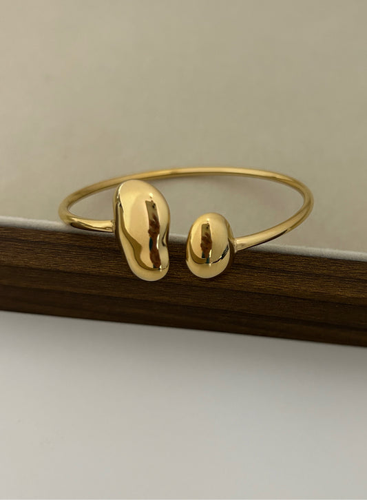 Nyla Open Cuff Adjustable Bracelet (Silver & Gold Sold Separately)