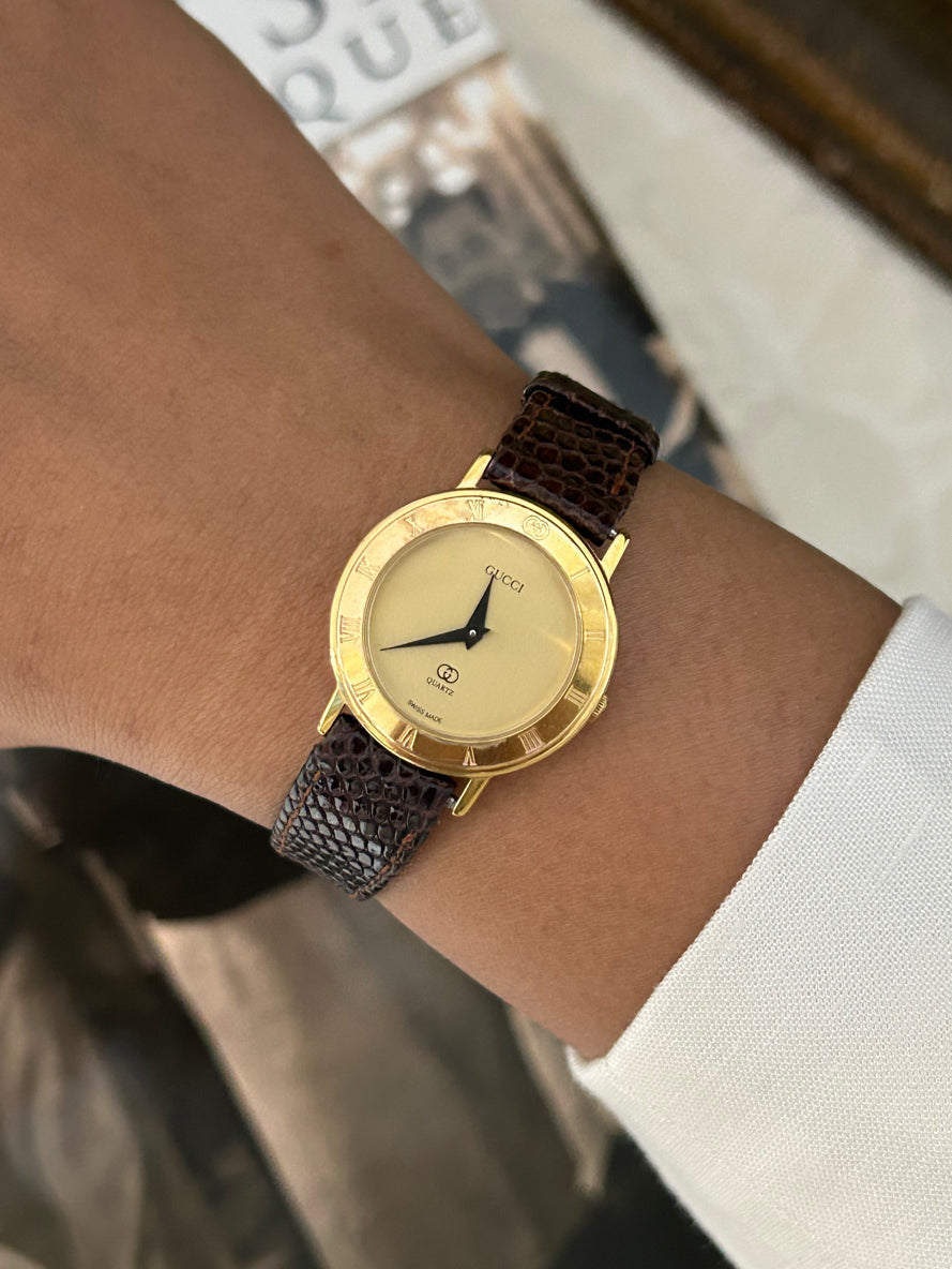 80s Gucci 3001L Ladies Vintage Quartz Watch