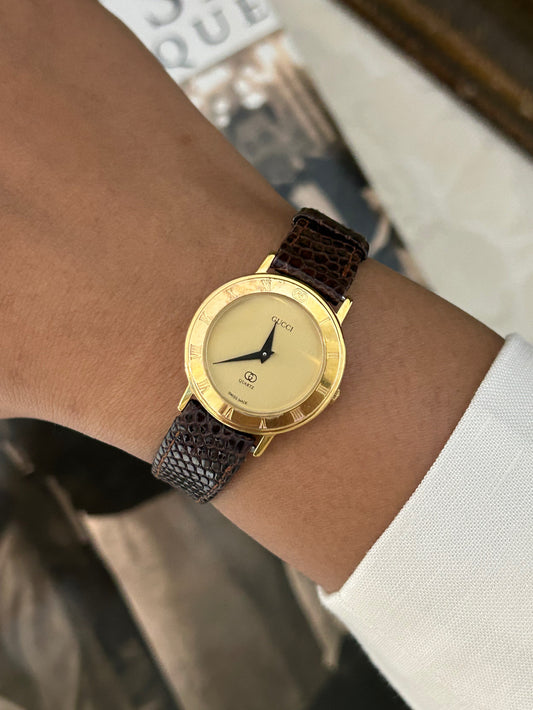 80s Gucci 3001L Ladies Vintage Quartz Watch